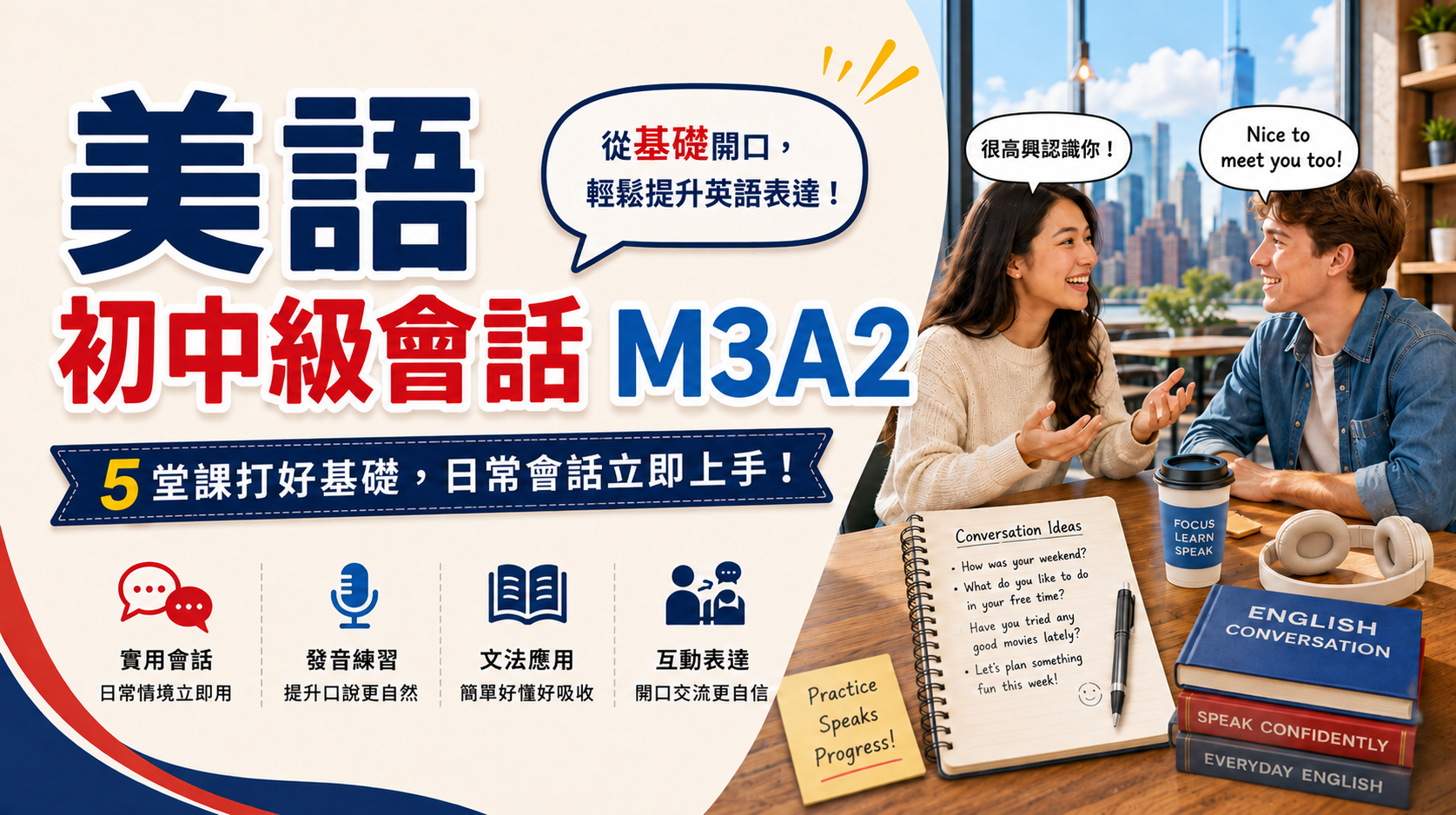 美語初中級會話M3A2