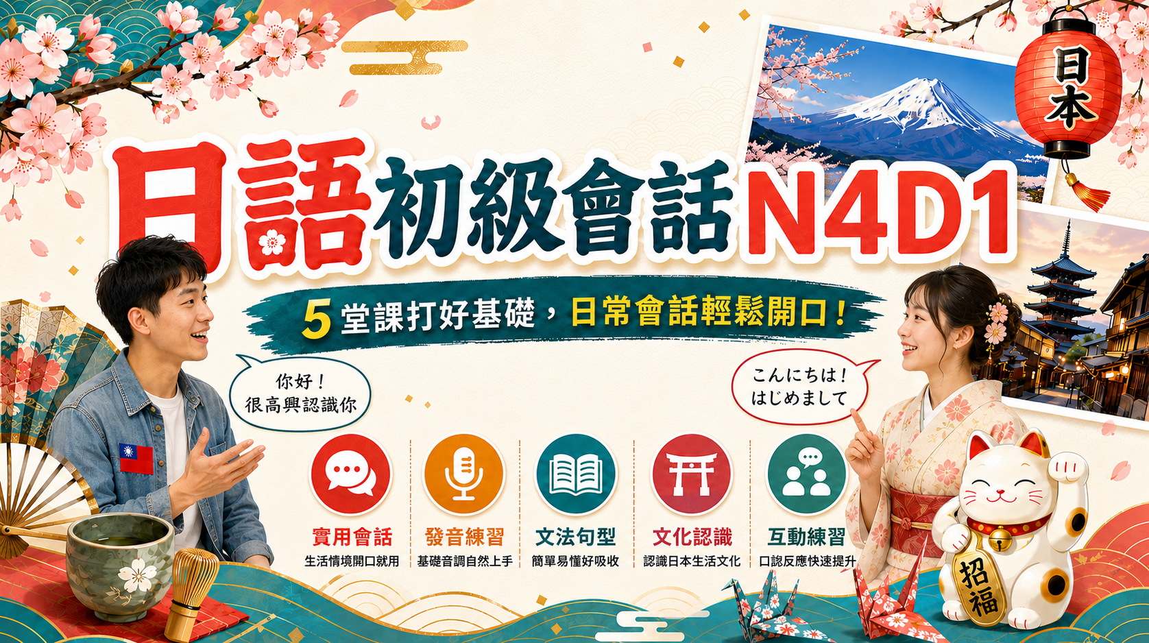 日語初級會話N4D1