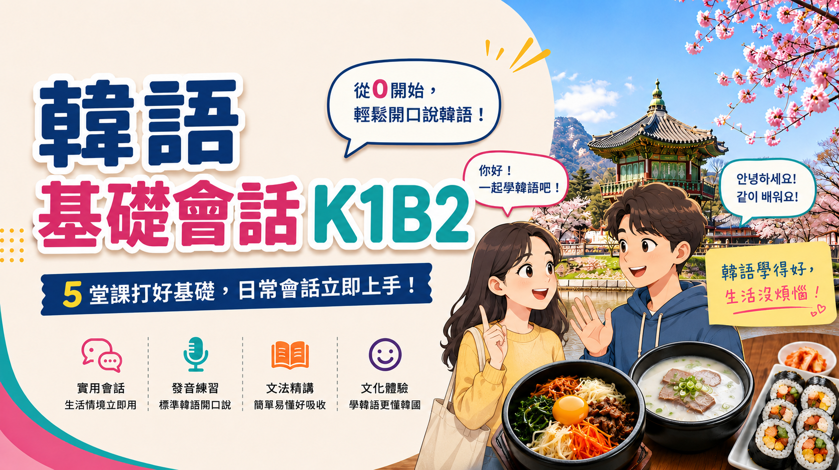 韓語基礎會話K1B2