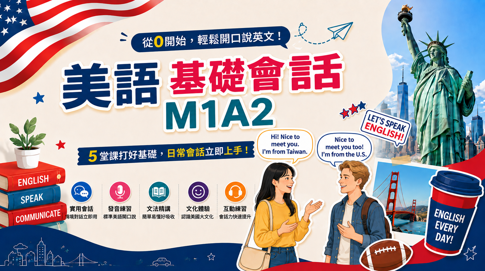 美語基礎會話M1A2