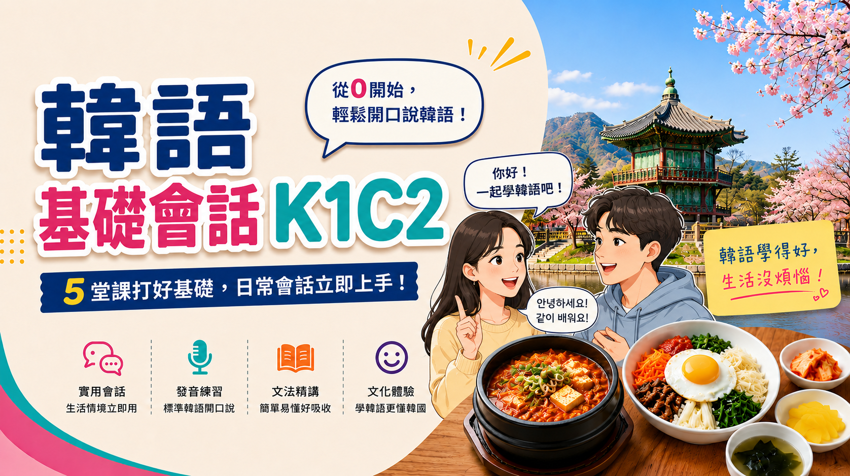 韓語基礎會話K1C2