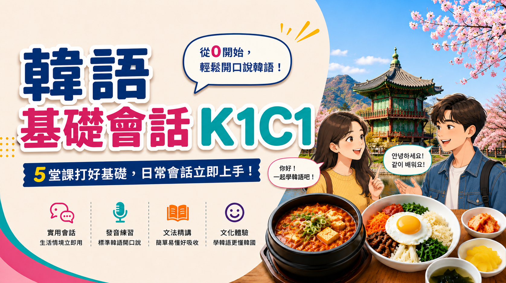 韓語基礎會話K1C1