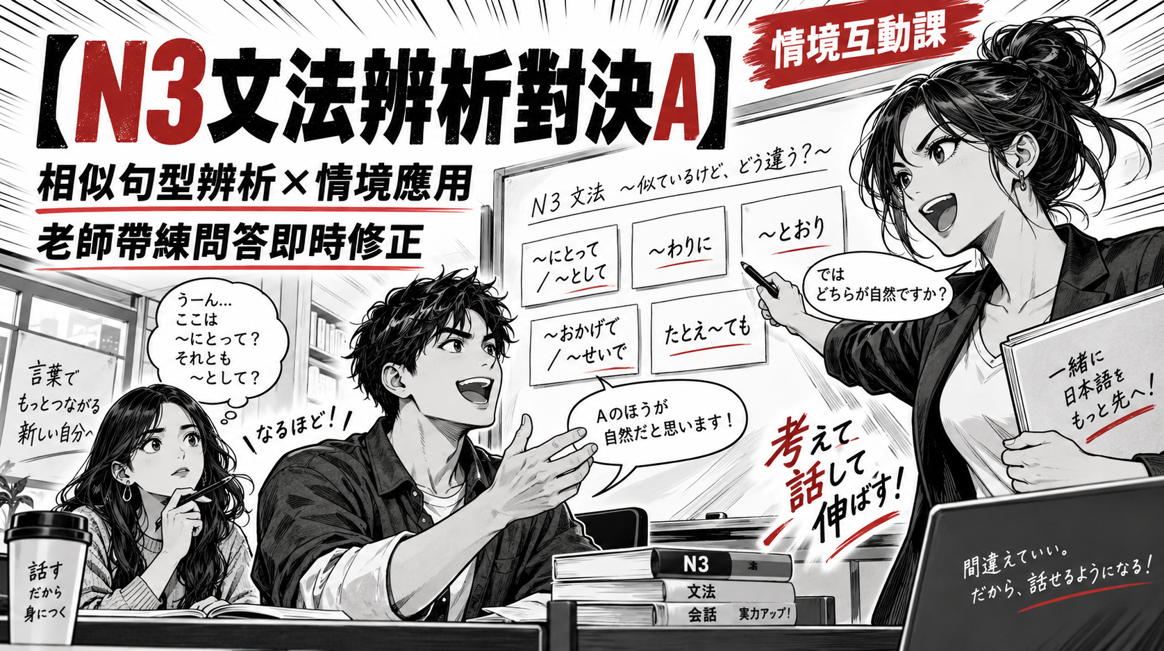 N3文法辨析對決A