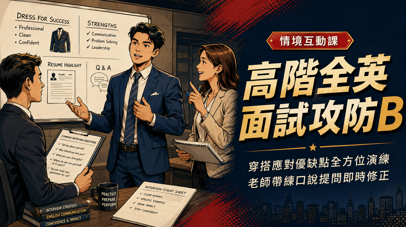 高階全英面試攻防B